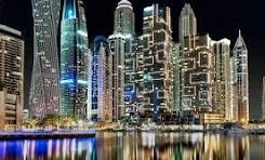 Dubai Marina Night View Dubai Marina Night View